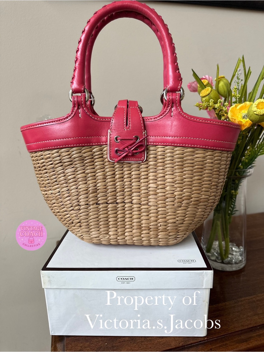 Coach butterfly basket (2/2) - Picture 3 of 11